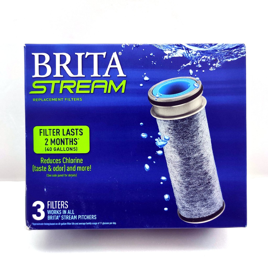 Brita 濾心 Stream Pitcher Replacement Water Filter (一組3入) 蝦皮購物