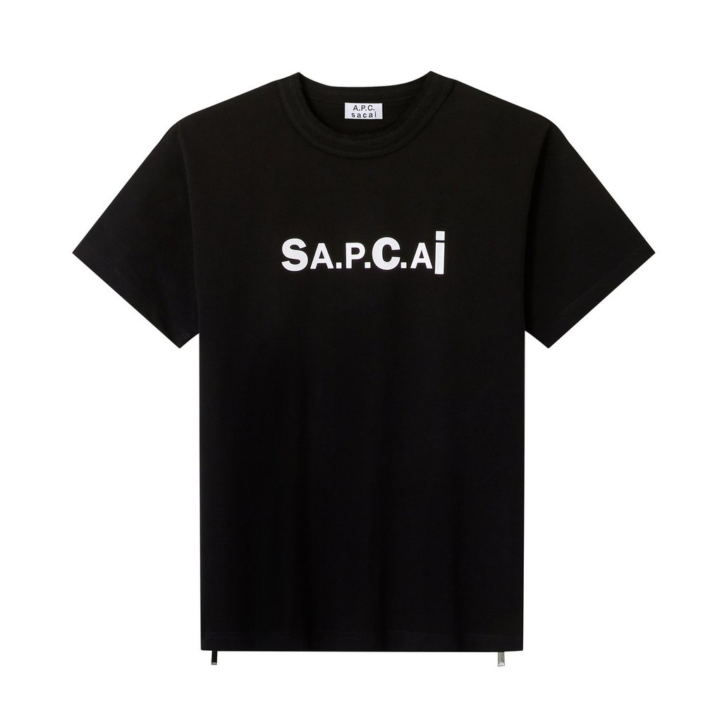 日貨代購CITY】2021SS SACAI A.P.C. APC KIYO T-SHIRT 聯名側邊拉鏈短T