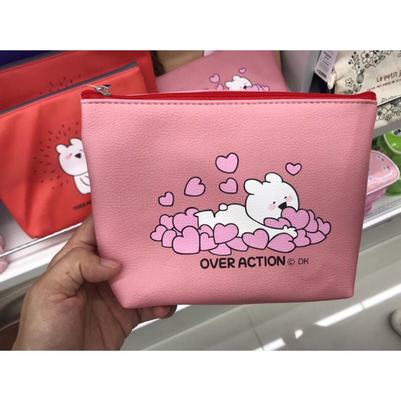 ️韓國 Overaction Rabbits 連線 ️ 浮誇兔 官方授權 斷貨 環保袋 化妝包 眼罩 | 蝦皮購物