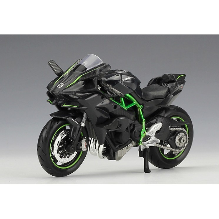 阿莎力2店1/18 川崎Kawasaki Ninja H2R 美馳圖Maisto 摩托車重機H2 1