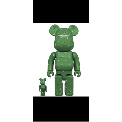 BE@RBRICK UNDERCOVER FUCK FINGER 綠色中指庫柏力克熊暴力熊