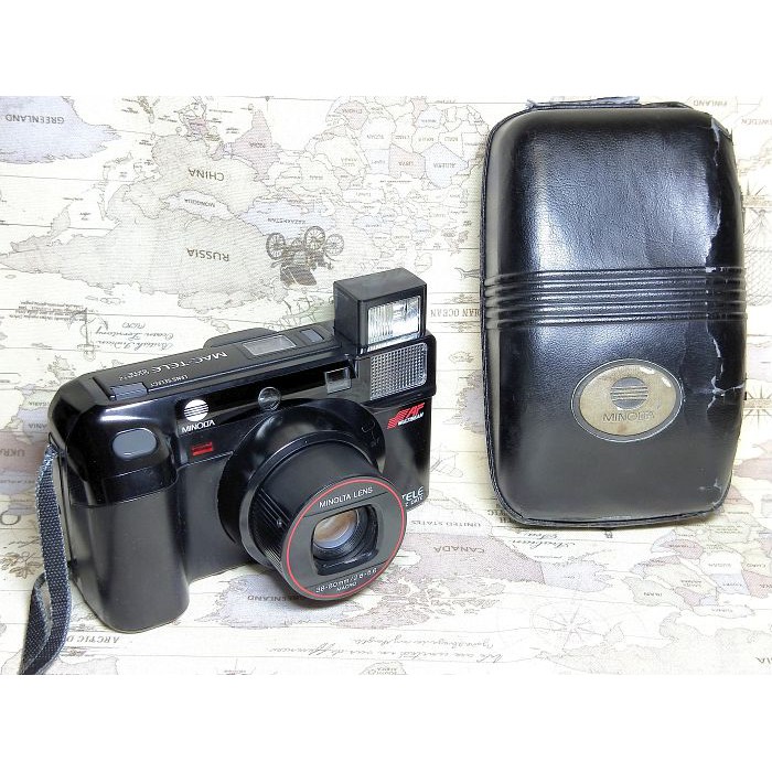 【跳蚤小舖子】 Minolta MAC-TELE 雙定焦輕便底片相機(同Leica AF-C1)