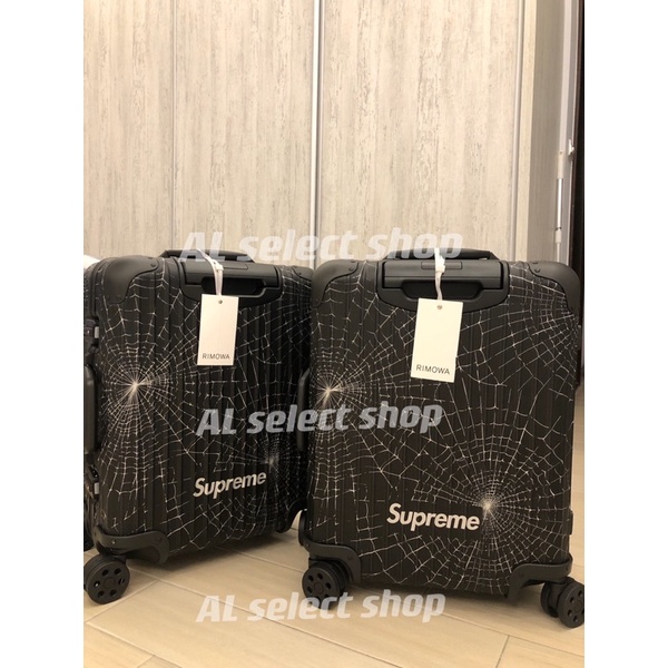 全新正品Rimowa X Supreme Cabin Plus黑色限量聯名行李箱經典收藏限面