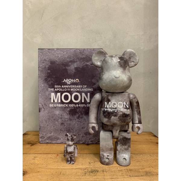 BE@RBRICK 100％ & 400％ MOON 月球 拆檢