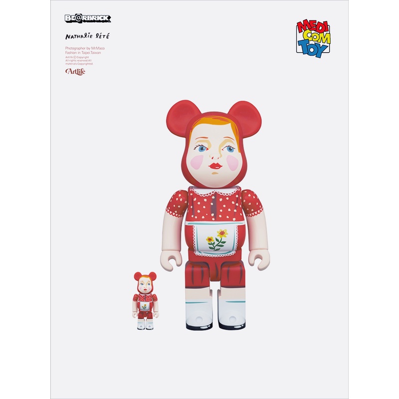 ArtLife @ MEDICOM BE@RBRICK 500% Nathalie Lete 娜塔麗 小紅帽 2G限定