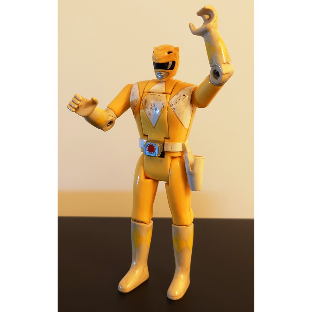 金剛戰士黃衣戰士1993 Power Rangers Bandai 萬代正版/絕版公仔| 蝦皮購物