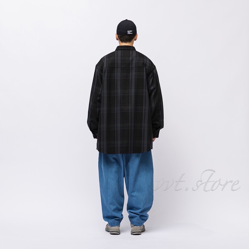 WTAPS DECK LS COTTON FLANNEL TEXTILE かわいがっ M