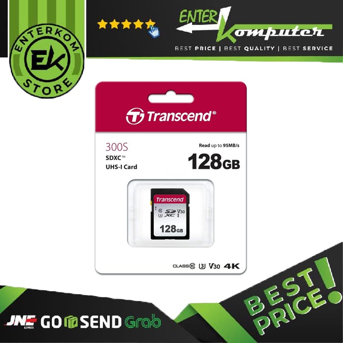 Transcend 1TB 300S UHS-I microSDXC Memory Card TS1TUSD300S-A B&H