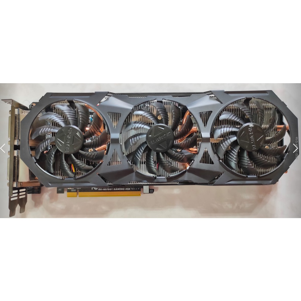 技嘉GTX970 GTX 970 4G GV-N970G1 GAMING-4GD | 蝦皮購物