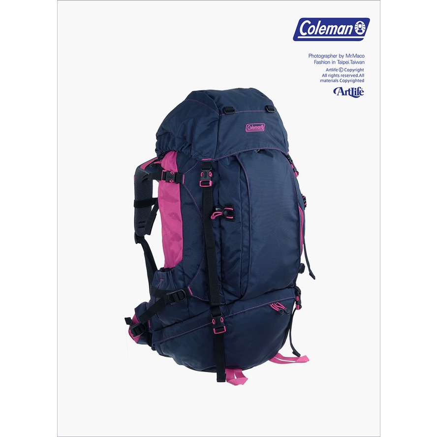 Artlife @ Coleman コールマンバックパックOUTDOOR MtTrek 45L 日本登山背包藍粉| 蝦皮購物