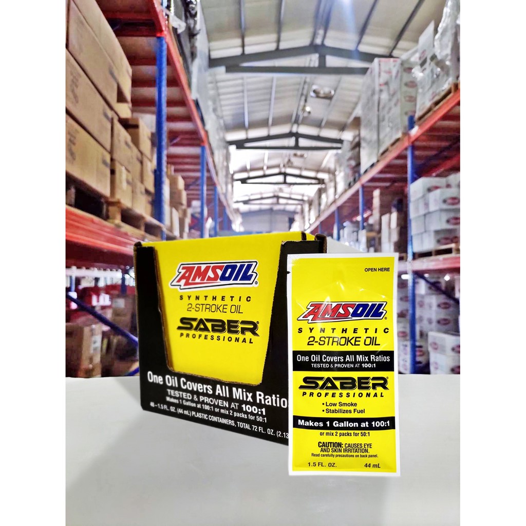 Amsoil Saber Professional Synthetic 2-Stroke Mixing Oil - 1.5 FL