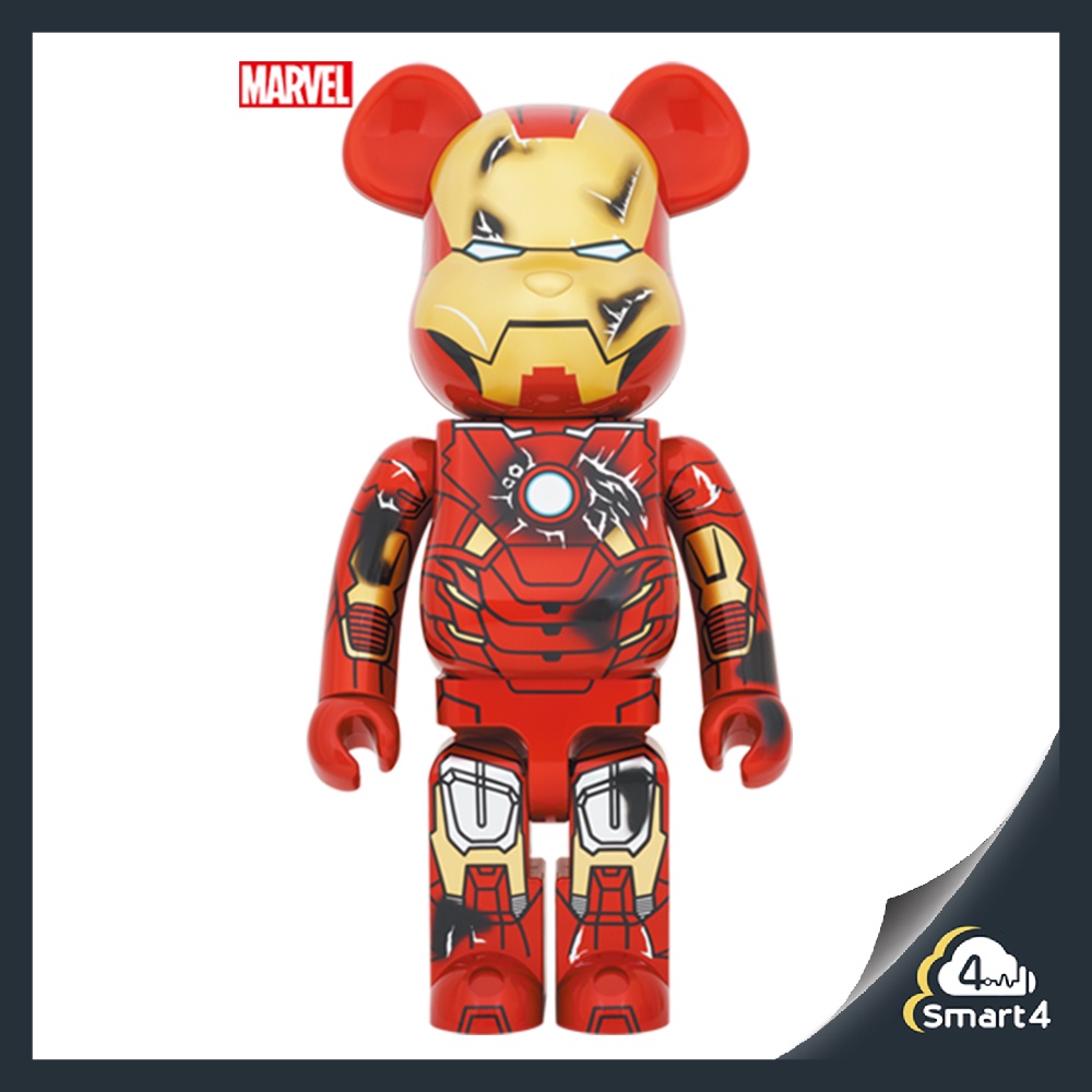 愛拉風】庫柏力克熊BE@RBRICK IRON MAN MARK VII DAMAGE 1000％ 鋼鐵人