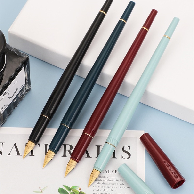 PenLab Jinhao 1001 復古鋼筆藝術系列銀金超細筆尖墨水筆用於書寫書法 C7119 | 蝦皮購物