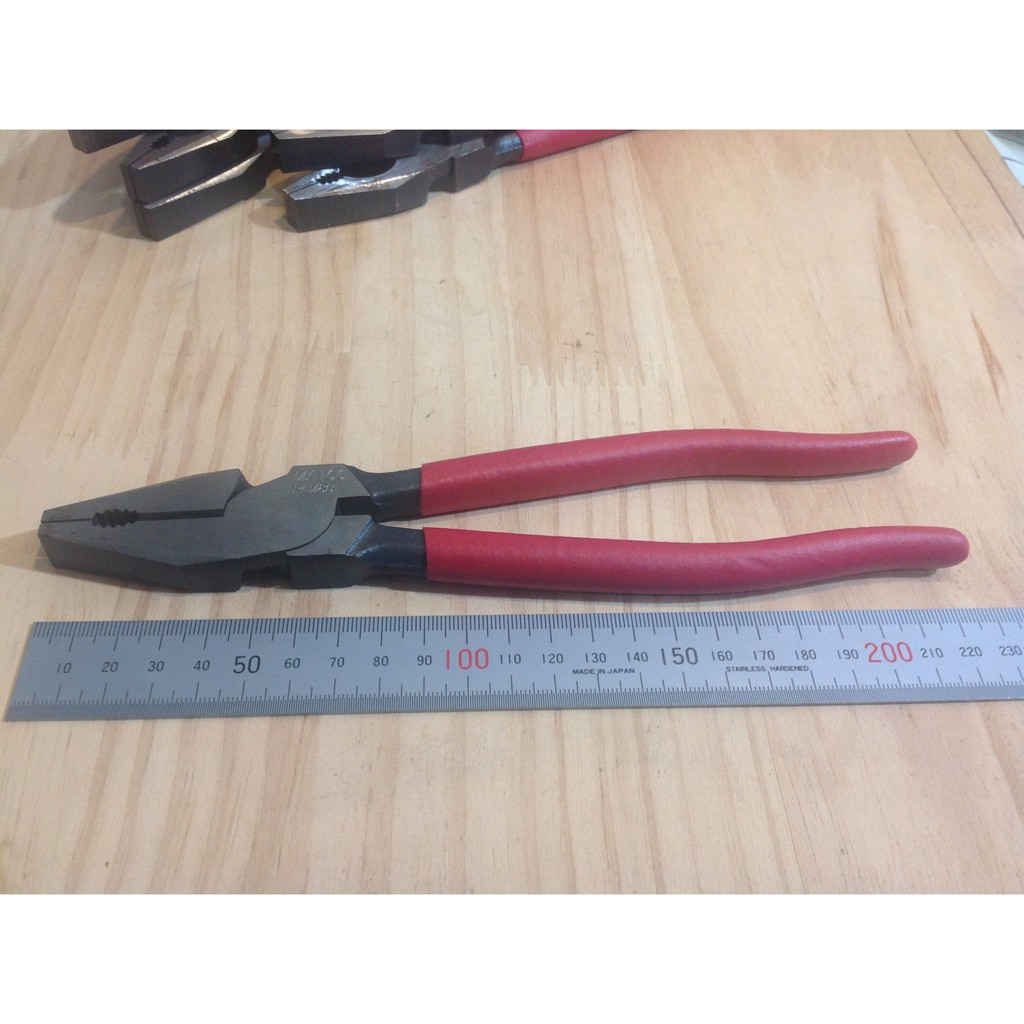 美國 MATCO Lineman's Pliers，省力老虎鉗 225mm 梅花軸心，罕見久放老庫存品，平口鉗 鋼絲鉗