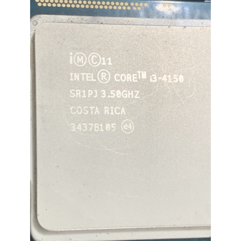 intel CPU腳位1150 Core i3-4150 3.5G | 蝦皮購物