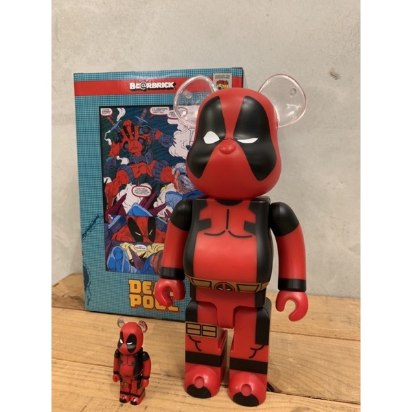 Bearbrick 400%+100% 死侍Deadpool | 蝦皮購物