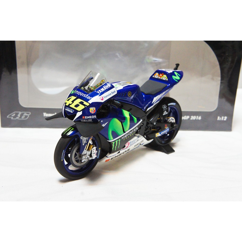 現貨特價】1:12 Minichamps Yamaha YZR-M1 No.46 Rossi MotoGP 2016