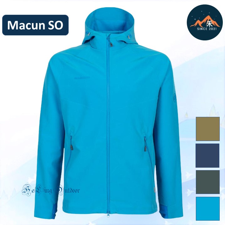 Mammut Macun SO Hooded Jacket 長毛象防風連帽軟殼外套-男款