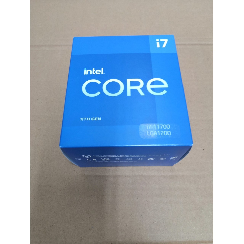 現貨速發)CPU i5 10400 11400 i7 11700全新未拆封原價屋購入原廠保固