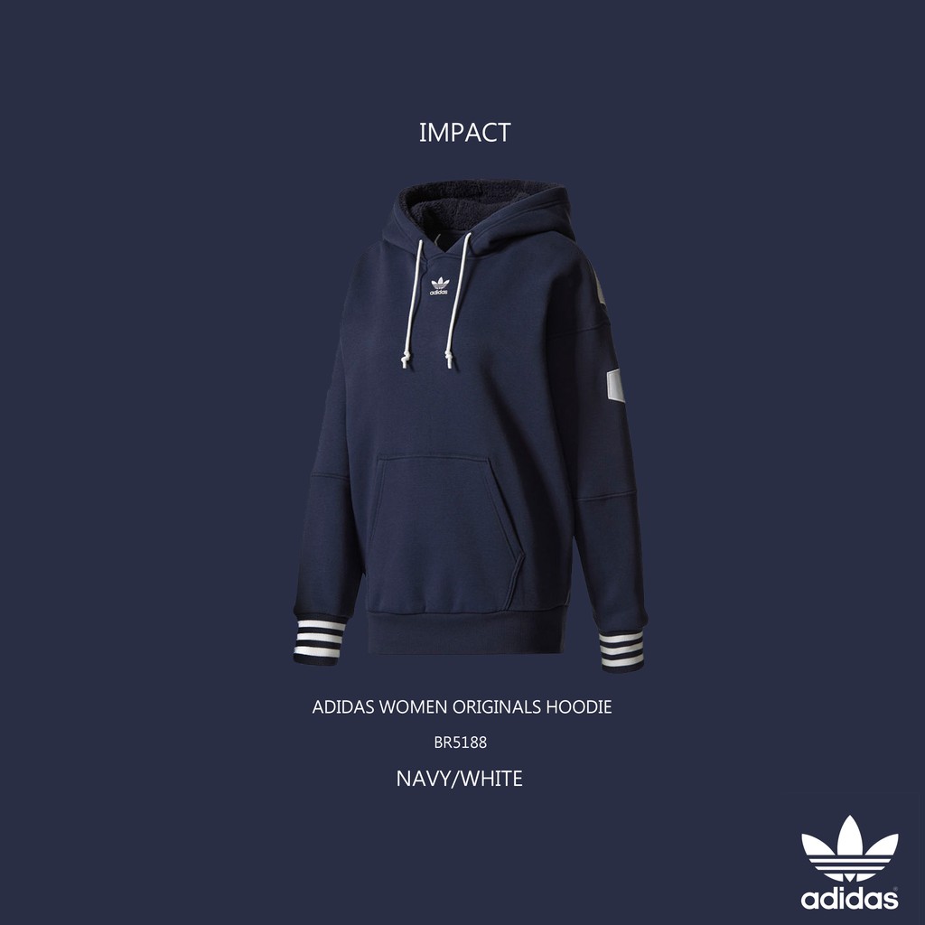 ADIDAS WOMEN ORIGINALS HOODIE T LOGO BR5188 IMPACT