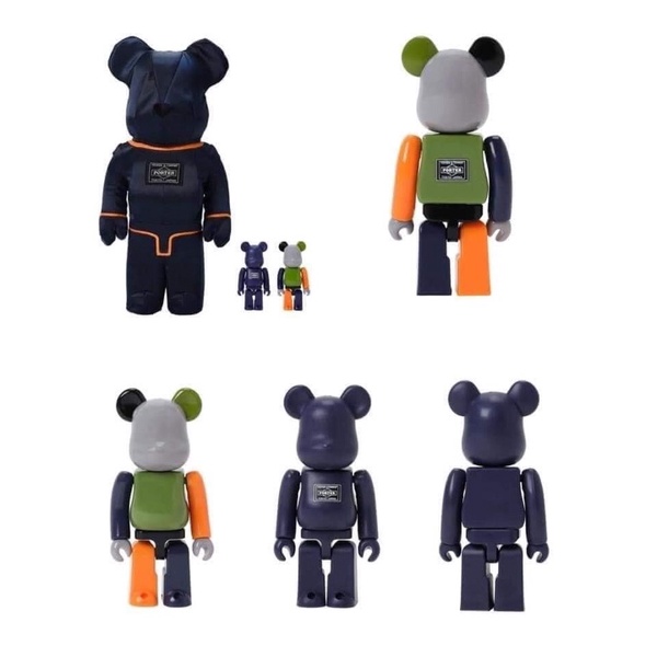 PORTER X Be@rbrick 400%+100%+100%(600% ㊣ 日本進口)聯名款庫 PORTER X Be@rbrick 400%+100%+100%(600% ㊣ 日本進口)聯名款庫