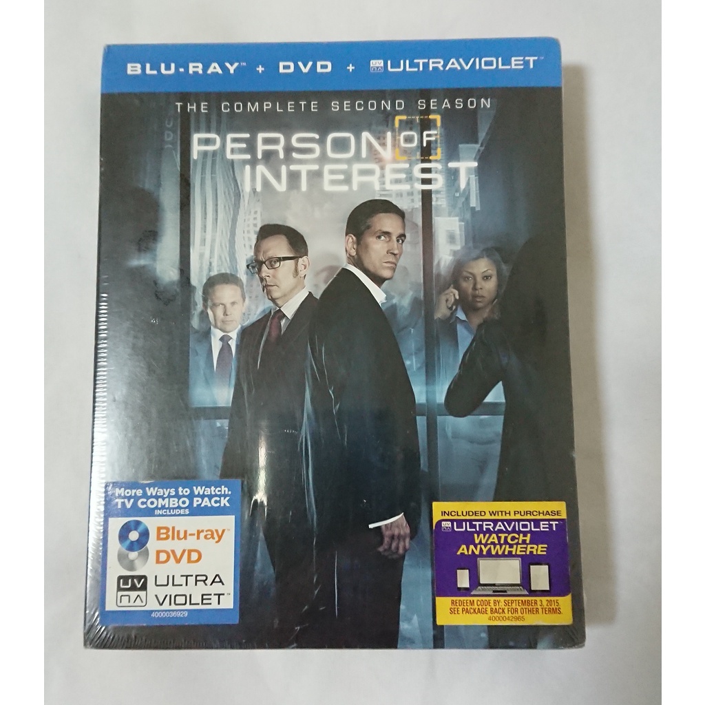 【Person Of Interest - Temporada 2】/ 疑犯追蹤第2季美國原版藍光DVD / 全新