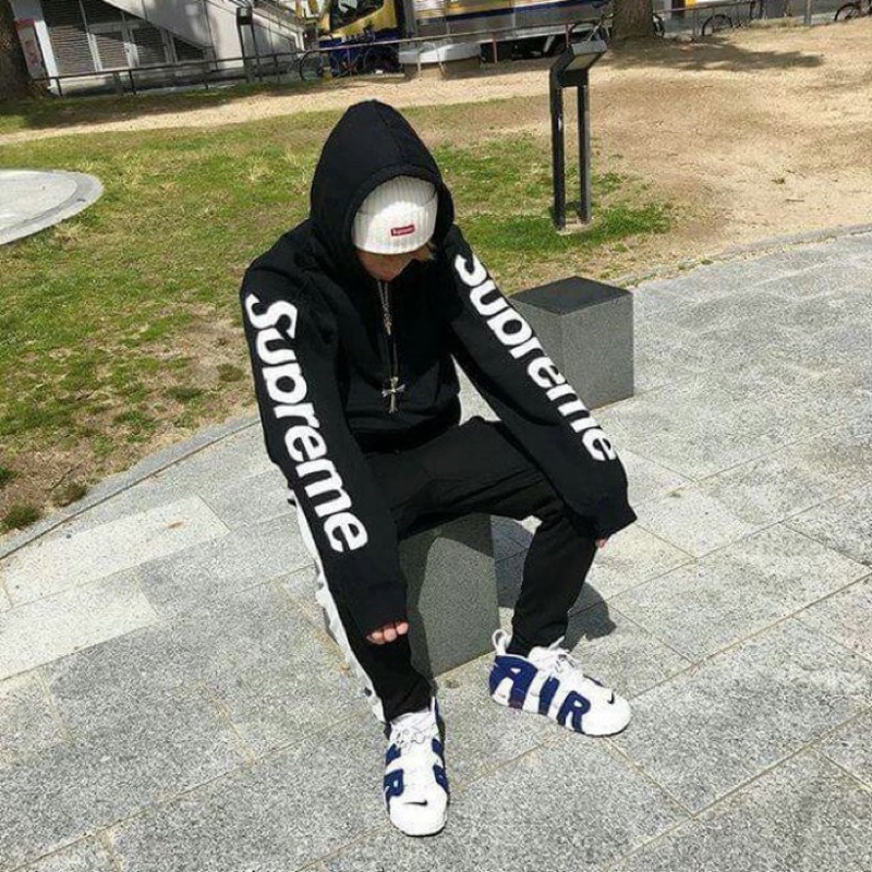 supreme sideline hoodie 麒麟臂帽t | 蝦皮購物