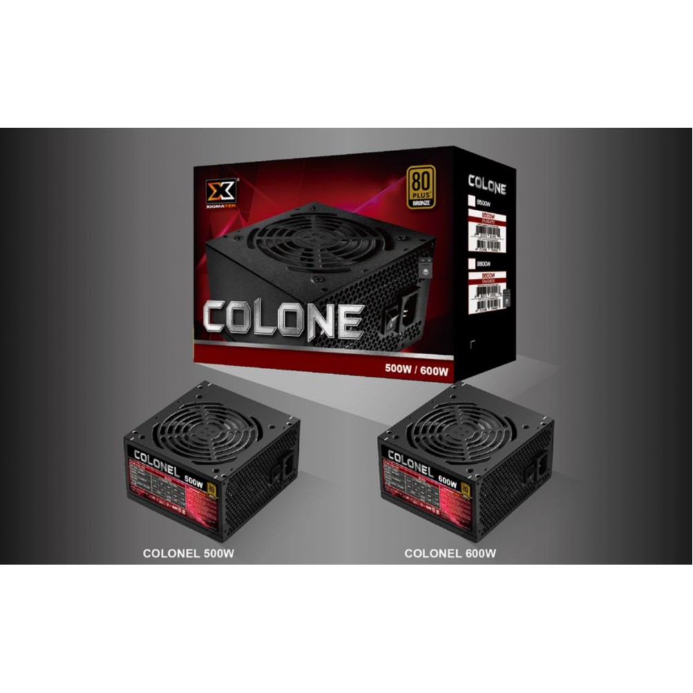 Xigmatek 富鈞 COLONEL 上校 500W 80plus銅牌 全日系電容 電源供應器 五年保固 | 蝦皮購物