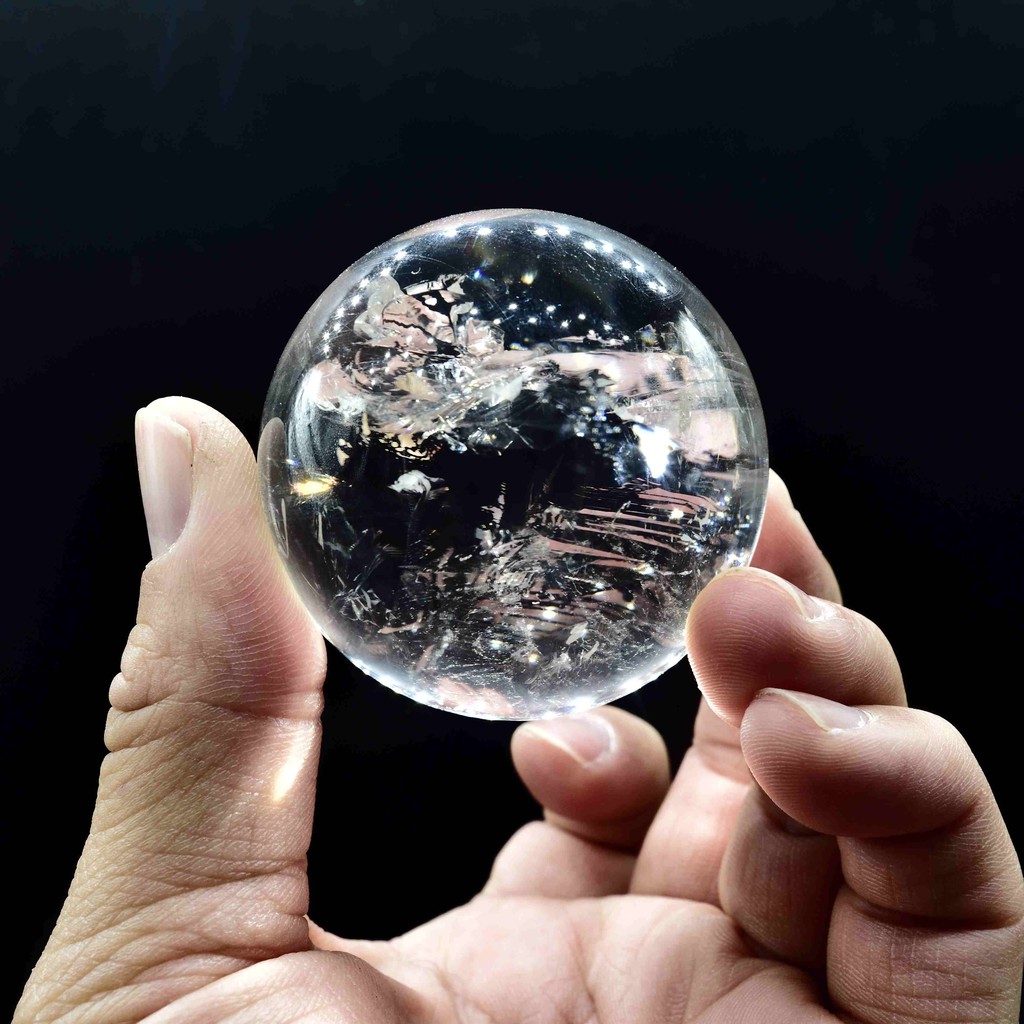 硯嵐水晶YL Crystal］天然水晶球白水晶球水晶球化煞、生財、開運、淨化 