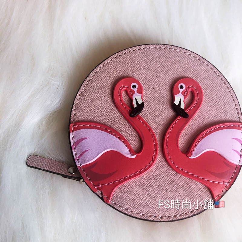 Kate spade flamingo hot sale coin purse