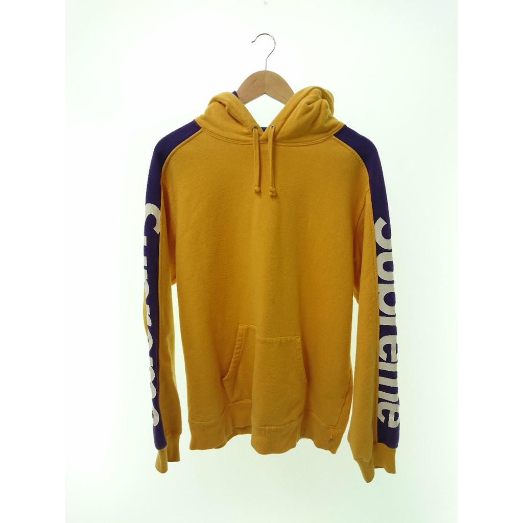 Supreme sideline hoodie clearance yellow