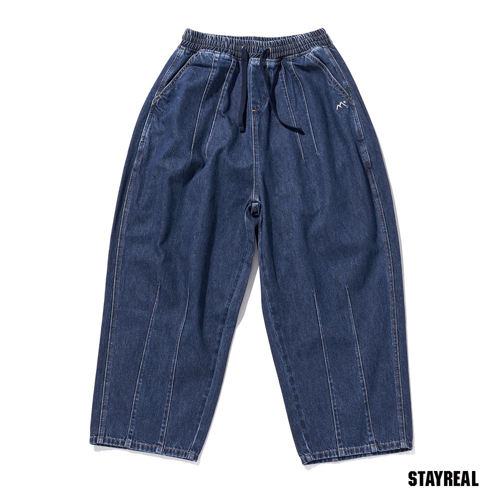 STAYREAL STAY WILD廓型牛仔褲 | 蝦皮購物
