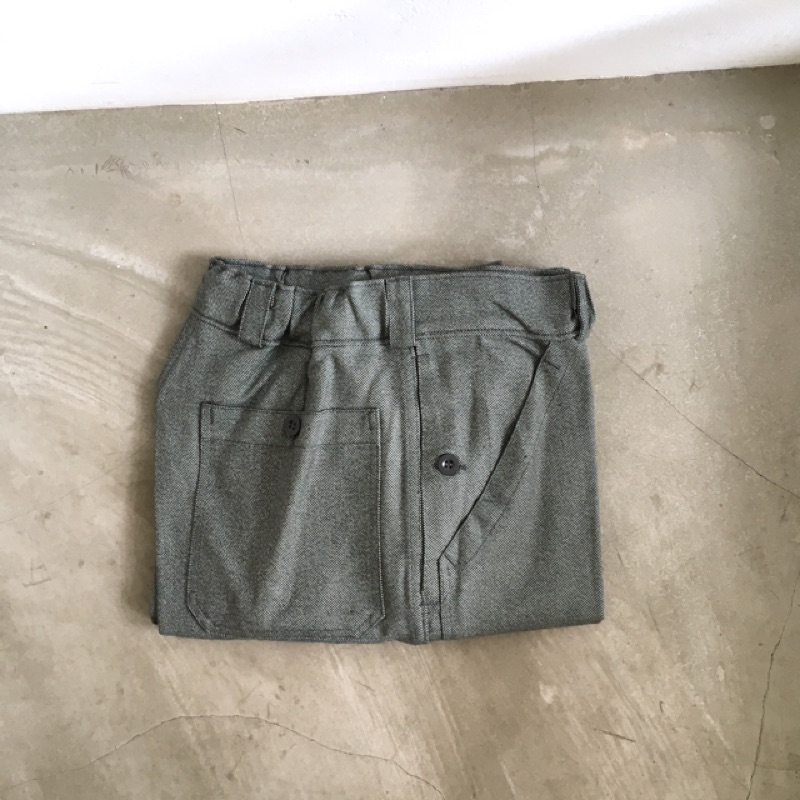 瑞士公發Swiss Army Denim Work pants 厚磅純棉斜紋牛仔布工作褲