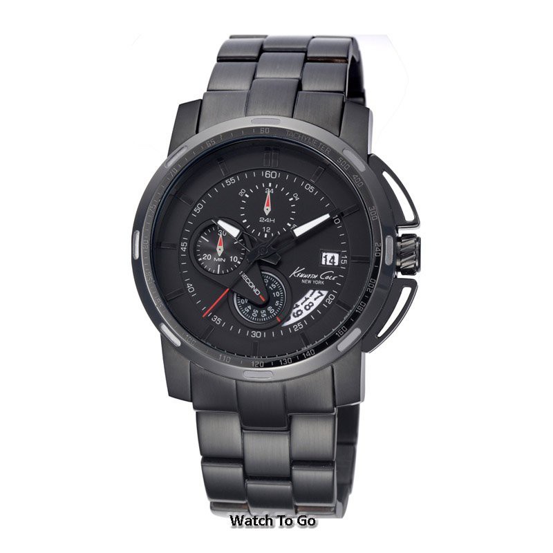 Kenneth cole Black Multi Function watch