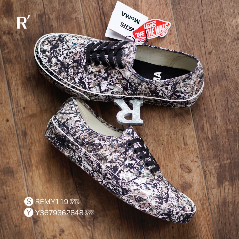 R Vans MoMA Authentic Jackson Pollock VN0A2Z5I18K