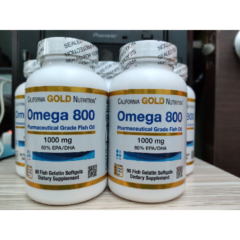 California Gold Nutrition 歐米伽 800 魚油 90粒一可刷卡 | 蝦皮購物