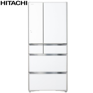 HITACHI 日立 676公升日本原裝變頻六門冰箱 RXG680NJ琉璃白(XW) 大型配送