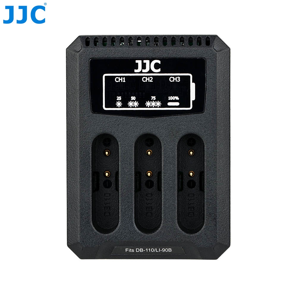JJC 理光DB-110電池USB充電器Ricoh GR3x GR3 GR IIIx GR III WG 
