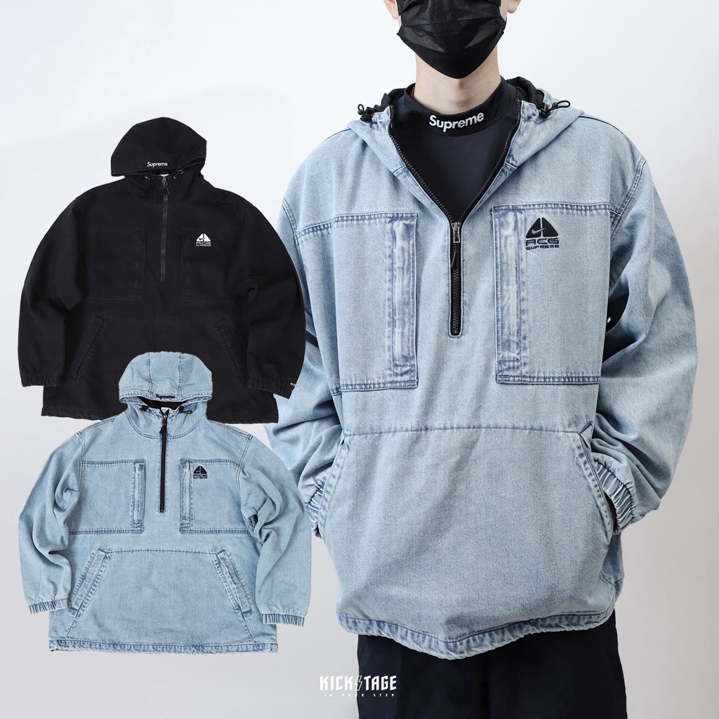 再再販！ Supreme Nike Denim ACG Pullover Pullover Jacket Denim ...