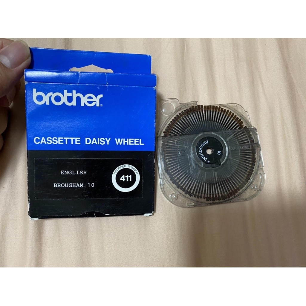 brother cassette daisy wheel english brougham 10 411 拆檢、二手 | 蝦皮購物