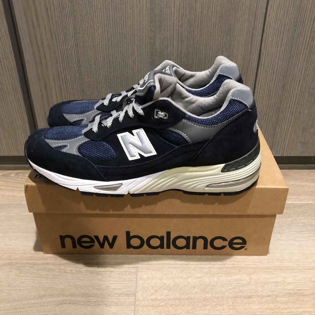 NEW BALANCE M991 NV 英製藍US8 現貨| 蝦皮購物