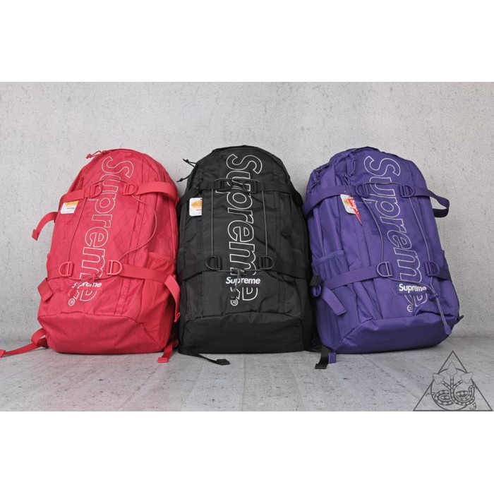 HYDRA】Supreme 45Th Backpack 後背包菱格登山24L 大容量【SUP303