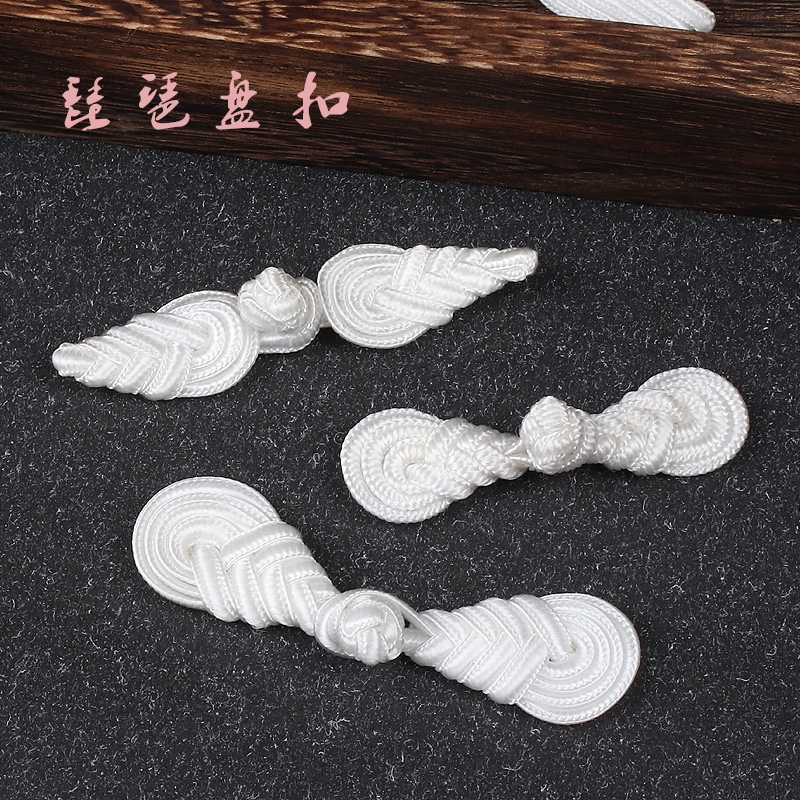 【中國風盤扣】琵琶盤扣3圈琵琶4圈琵琶正反尖琵琶扣錦綸可染色旗袍復古編織盤扣國風釦子品质扣子钮扣 | 蝦皮購物