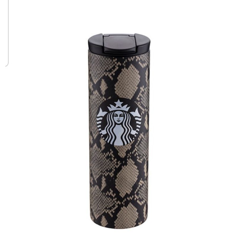 [星巴克] 現貨 starbucks RM PYTHON Rebecca Minkoff 聯名 蛇紋 不鏽鋼杯 | 蝦皮購物