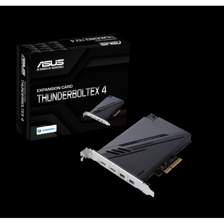 ASUS ThunderboltEX 4 擴充卡、雙Thunderbolt™ 4 (USB‑C®) 連接埠