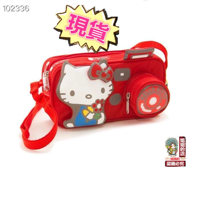 Lesportsac hello kitty camera on sale bag