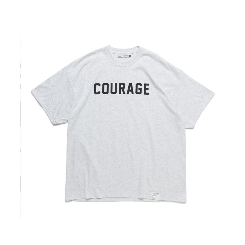 FPAR Forty Percent Against Rights 21SS COURAGE 勇氣SS TEE 灰XL