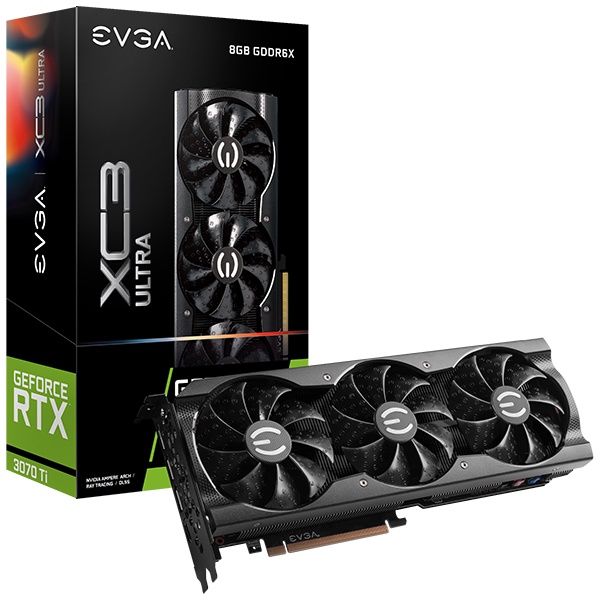 EVGA GeForce RTX 3070 Ti XC3 ULTRA GAMING, 08G-P5-3785-KL | 蝦皮購物