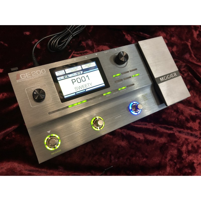 MOOER GE200 音箱模擬效果器電吉他效果器GE-200 效果器| 蝦皮購物