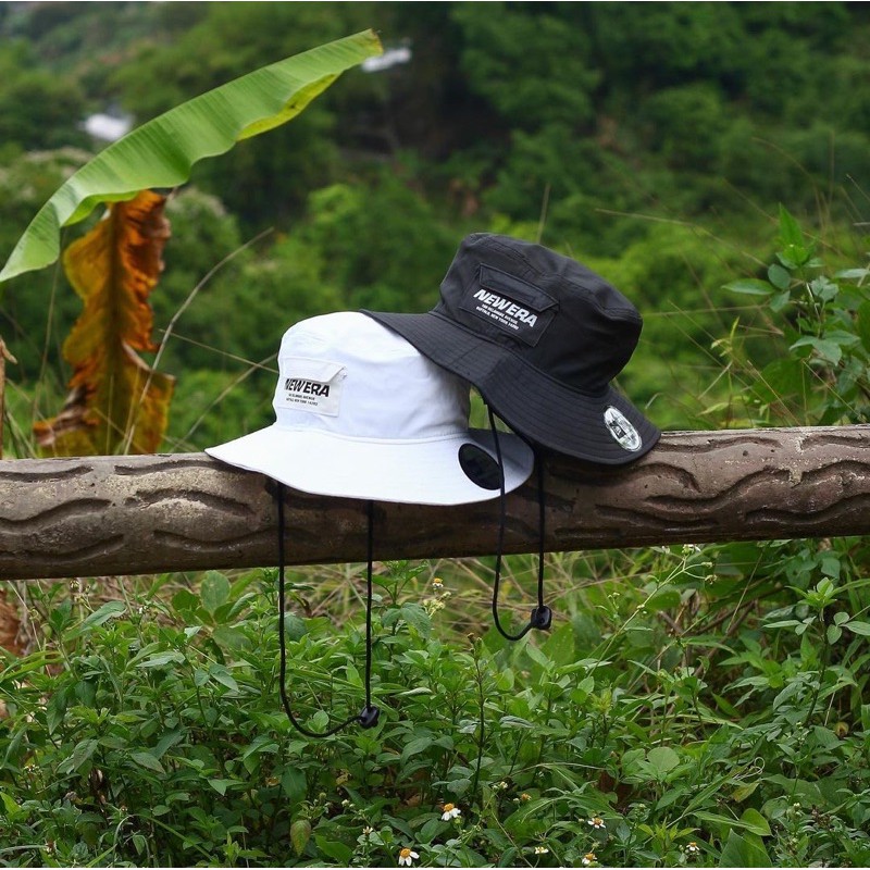 R-MAN】NEW ERA Bucket Hat 漁夫帽探險帽反光口袋戶外outdoor | 蝦皮購物